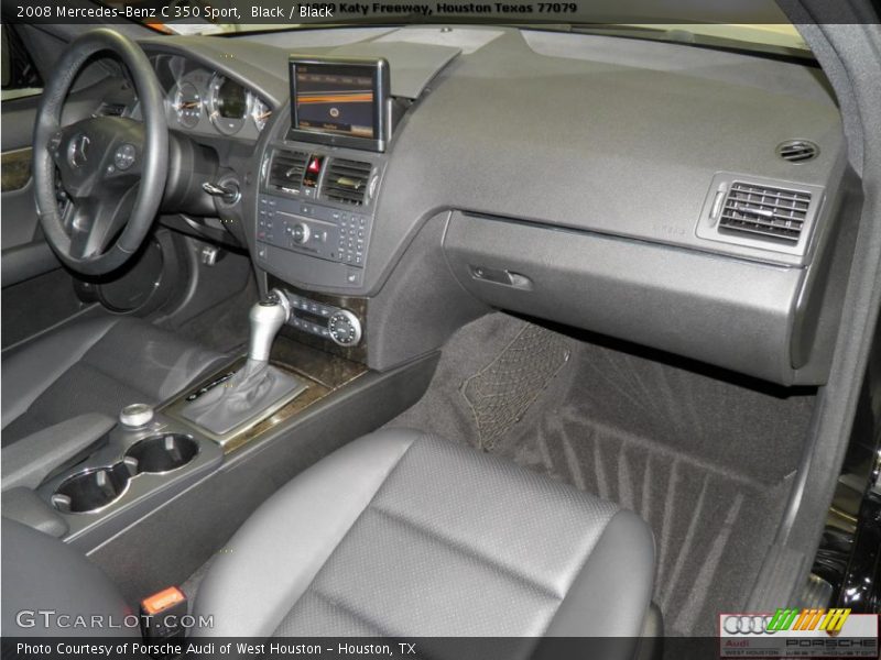 Black / Black 2008 Mercedes-Benz C 350 Sport