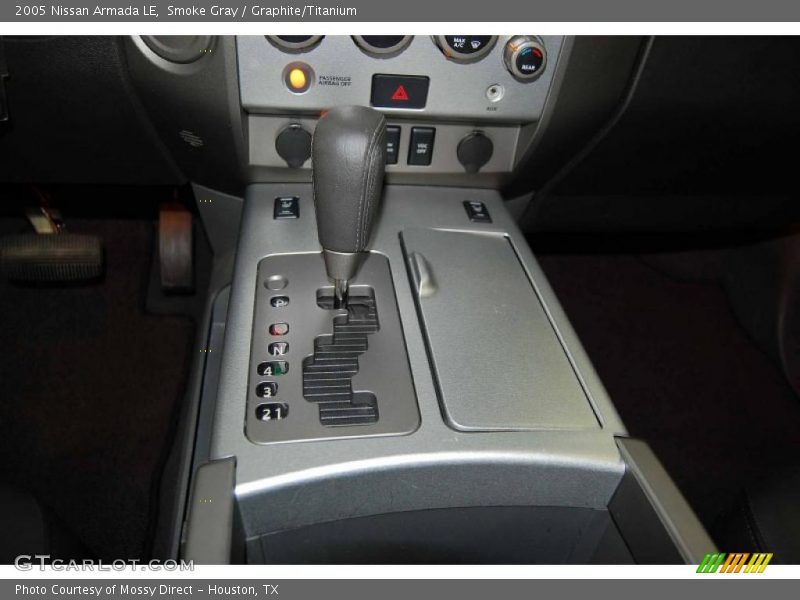 Smoke Gray / Graphite/Titanium 2005 Nissan Armada LE