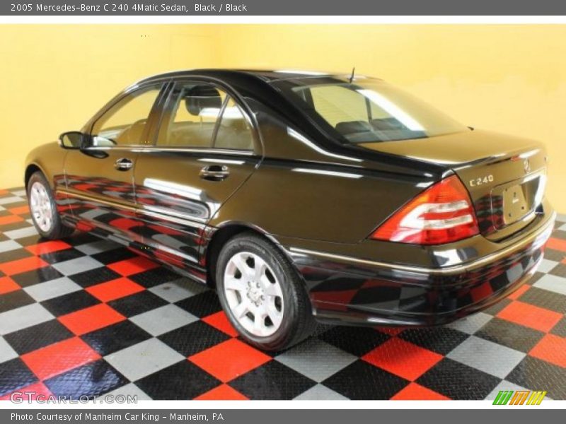 Black / Black 2005 Mercedes-Benz C 240 4Matic Sedan