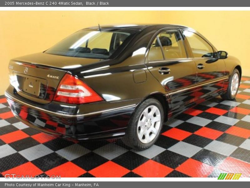 Black / Black 2005 Mercedes-Benz C 240 4Matic Sedan
