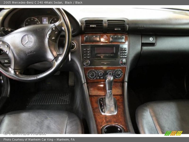 Black / Black 2005 Mercedes-Benz C 240 4Matic Sedan