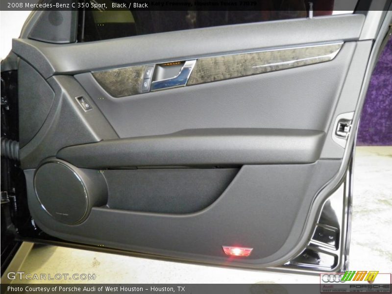 Black / Black 2008 Mercedes-Benz C 350 Sport