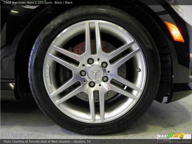 Black / Black 2008 Mercedes-Benz C 350 Sport