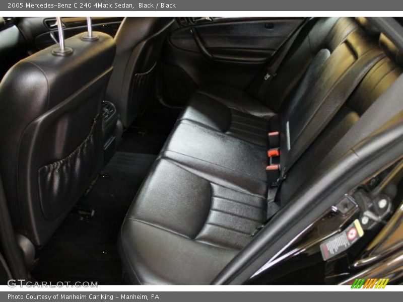 Black / Black 2005 Mercedes-Benz C 240 4Matic Sedan