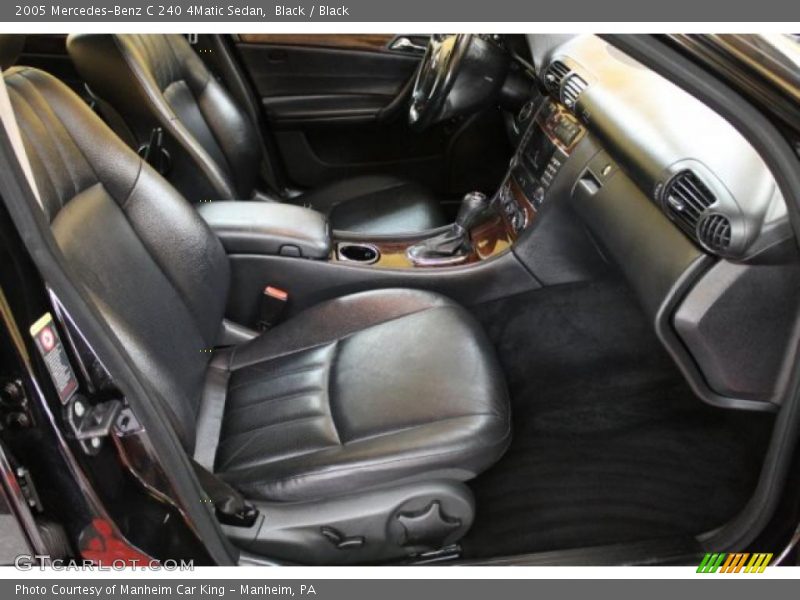 Black / Black 2005 Mercedes-Benz C 240 4Matic Sedan