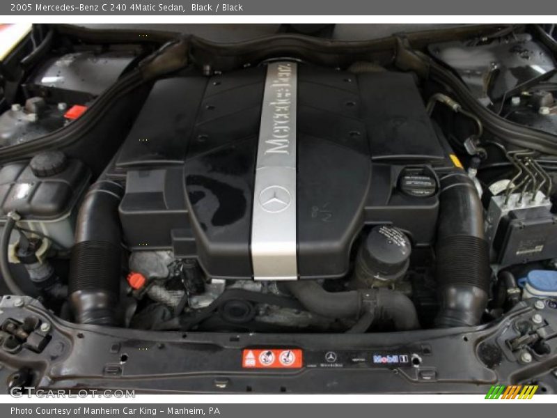 Black / Black 2005 Mercedes-Benz C 240 4Matic Sedan