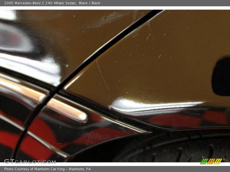Black / Black 2005 Mercedes-Benz C 240 4Matic Sedan