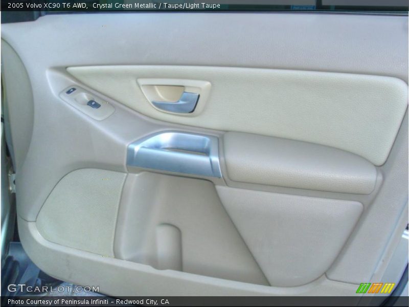 Crystal Green Metallic / Taupe/Light Taupe 2005 Volvo XC90 T6 AWD