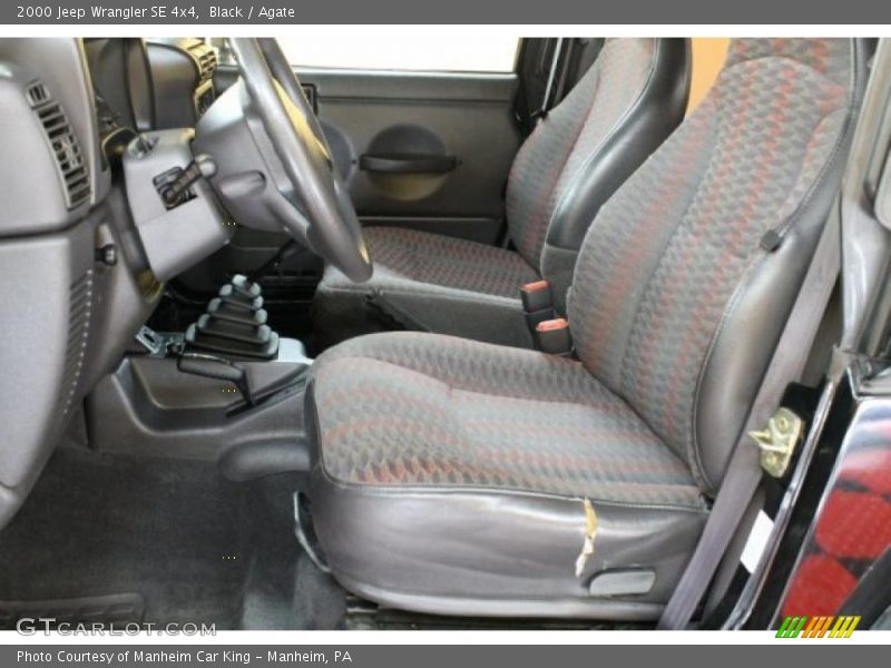 Black / Agate 2000 Jeep Wrangler SE 4x4