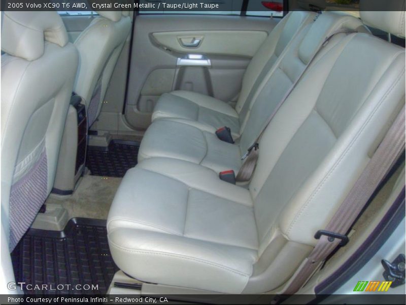 Crystal Green Metallic / Taupe/Light Taupe 2005 Volvo XC90 T6 AWD