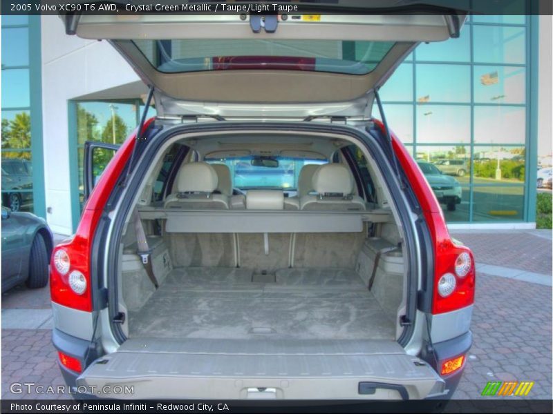 Crystal Green Metallic / Taupe/Light Taupe 2005 Volvo XC90 T6 AWD
