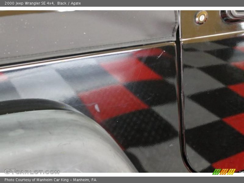 Black / Agate 2000 Jeep Wrangler SE 4x4