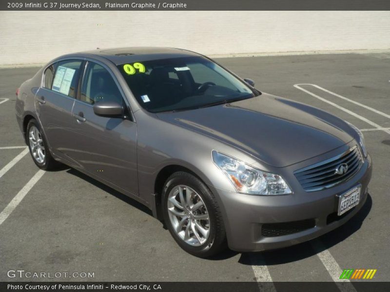 Platinum Graphite / Graphite 2009 Infiniti G 37 Journey Sedan