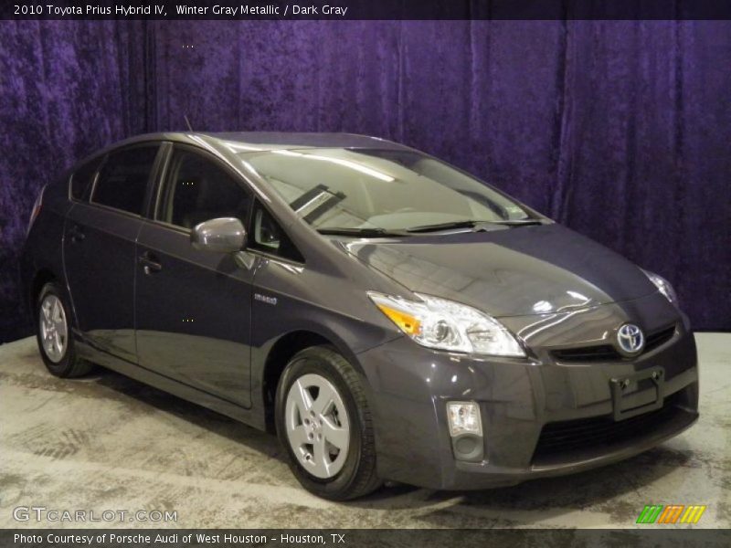 Winter Gray Metallic / Dark Gray 2010 Toyota Prius Hybrid IV