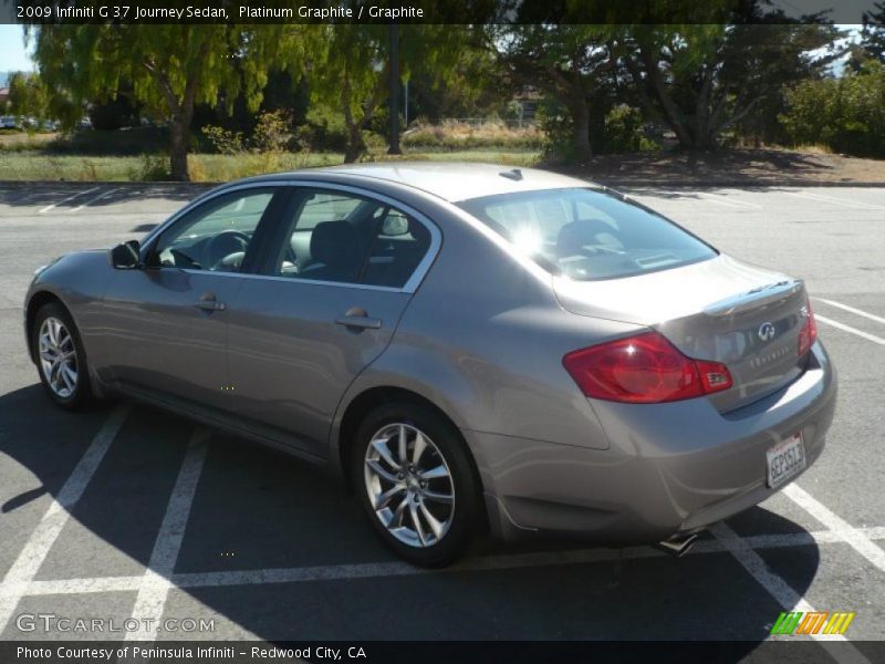 Platinum Graphite / Graphite 2009 Infiniti G 37 Journey Sedan
