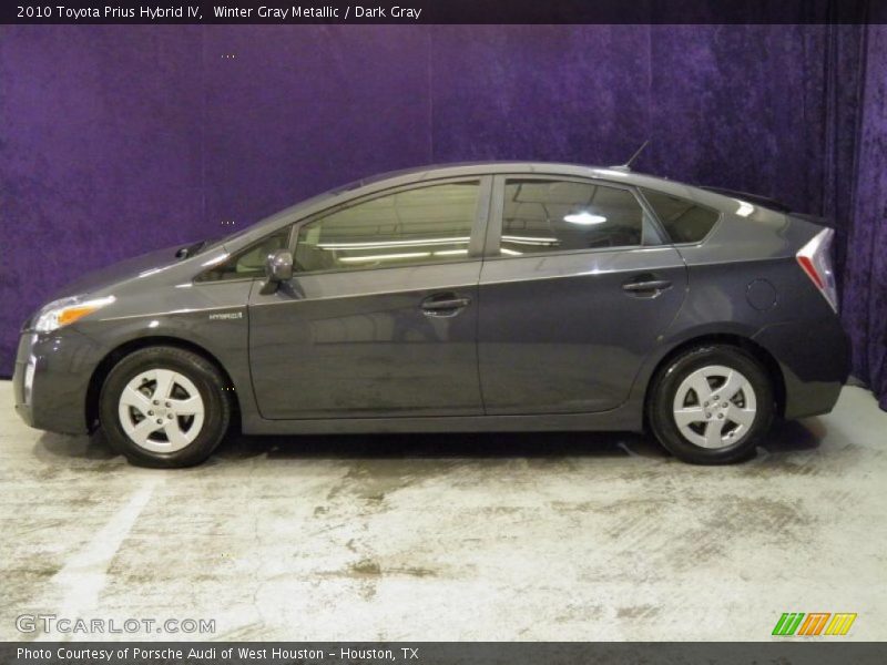 Winter Gray Metallic / Dark Gray 2010 Toyota Prius Hybrid IV
