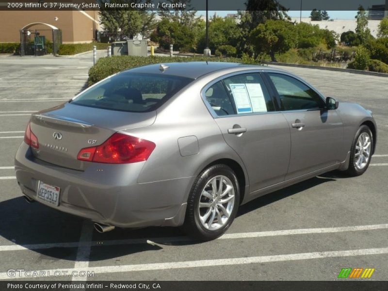 Platinum Graphite / Graphite 2009 Infiniti G 37 Journey Sedan