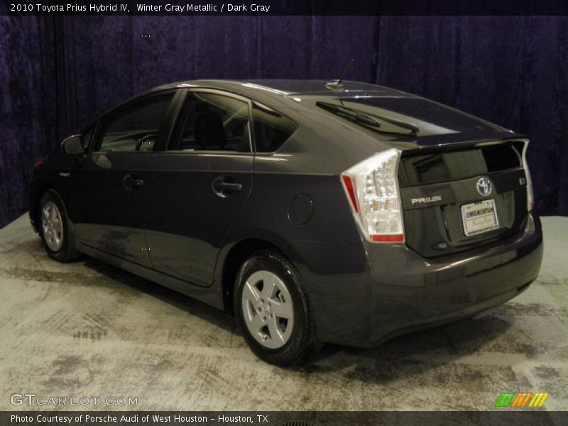 Winter Gray Metallic / Dark Gray 2010 Toyota Prius Hybrid IV