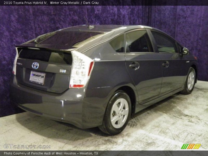 Winter Gray Metallic / Dark Gray 2010 Toyota Prius Hybrid IV