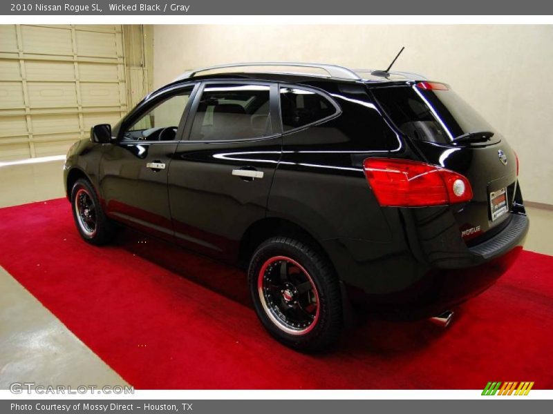 Wicked Black / Gray 2010 Nissan Rogue SL