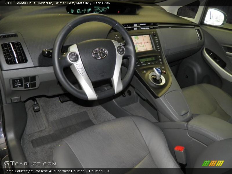 Winter Gray Metallic / Dark Gray 2010 Toyota Prius Hybrid IV