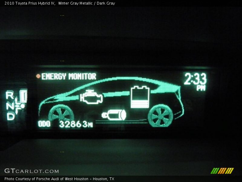 Winter Gray Metallic / Dark Gray 2010 Toyota Prius Hybrid IV