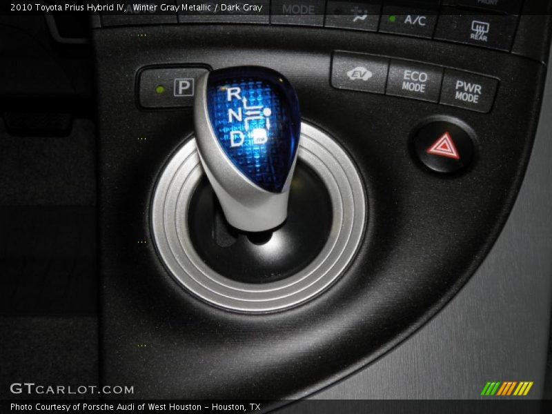 Winter Gray Metallic / Dark Gray 2010 Toyota Prius Hybrid IV