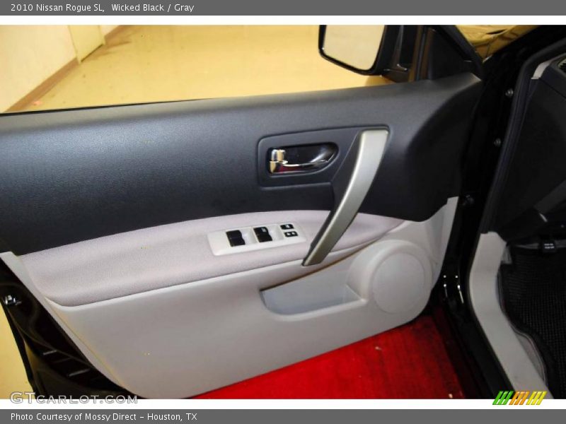 Wicked Black / Gray 2010 Nissan Rogue SL