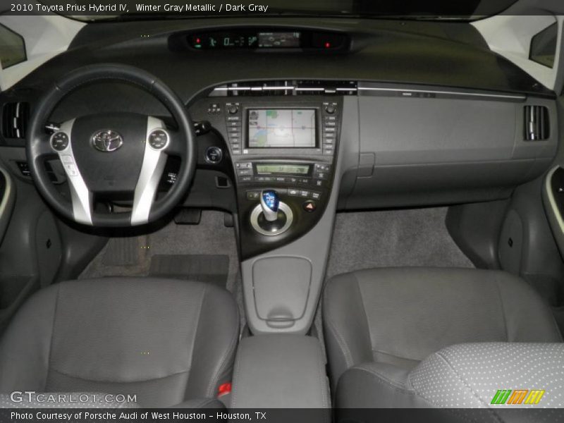 Winter Gray Metallic / Dark Gray 2010 Toyota Prius Hybrid IV