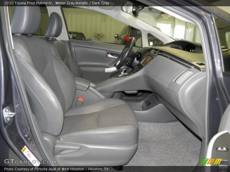 Winter Gray Metallic / Dark Gray 2010 Toyota Prius Hybrid IV