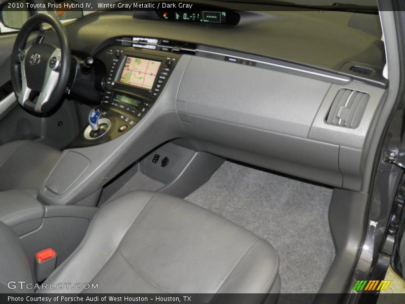 Winter Gray Metallic / Dark Gray 2010 Toyota Prius Hybrid IV