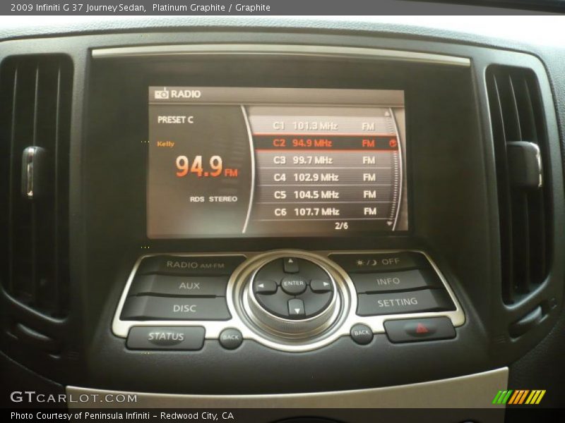 Platinum Graphite / Graphite 2009 Infiniti G 37 Journey Sedan