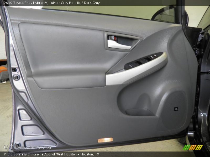 Winter Gray Metallic / Dark Gray 2010 Toyota Prius Hybrid IV