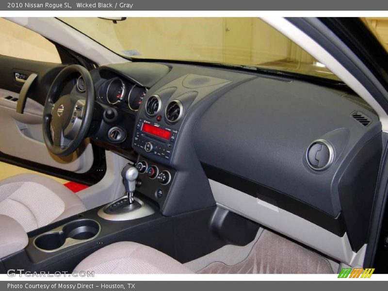 Wicked Black / Gray 2010 Nissan Rogue SL
