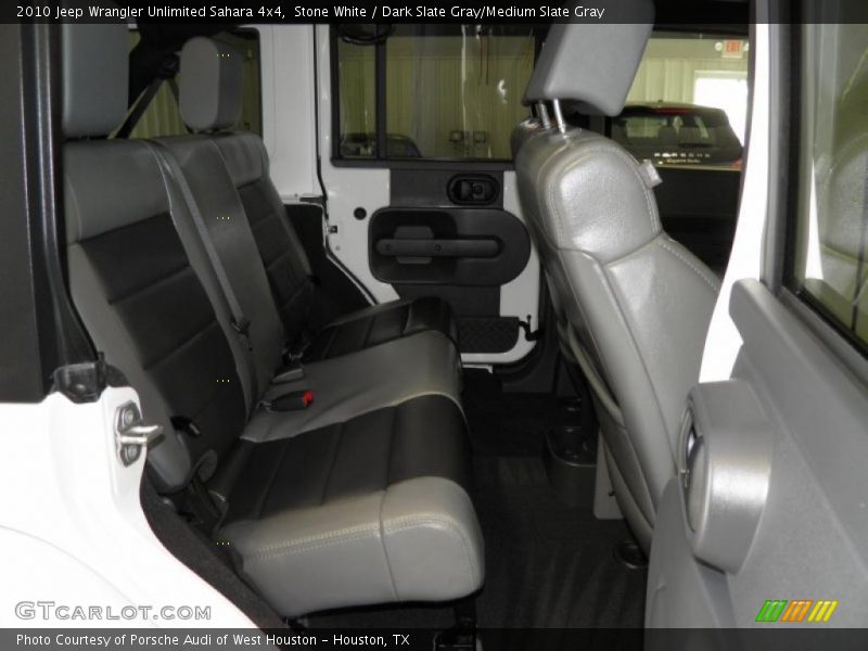 Stone White / Dark Slate Gray/Medium Slate Gray 2010 Jeep Wrangler Unlimited Sahara 4x4