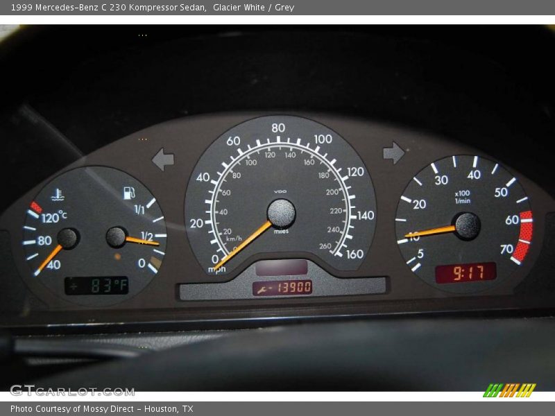  1999 C 230 Kompressor Sedan 230 Kompressor Sedan Gauges