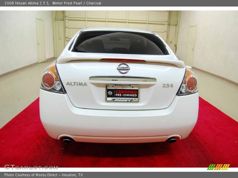 Winter Frost Pearl / Charcoal 2008 Nissan Altima 2.5 S