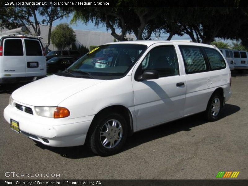 Vibrant White / Medium Graphite 1998 Ford Windstar LX