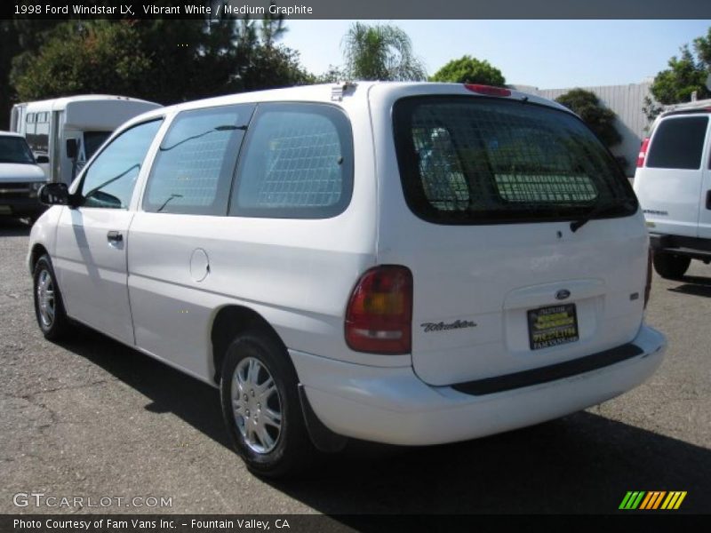 Vibrant White / Medium Graphite 1998 Ford Windstar LX