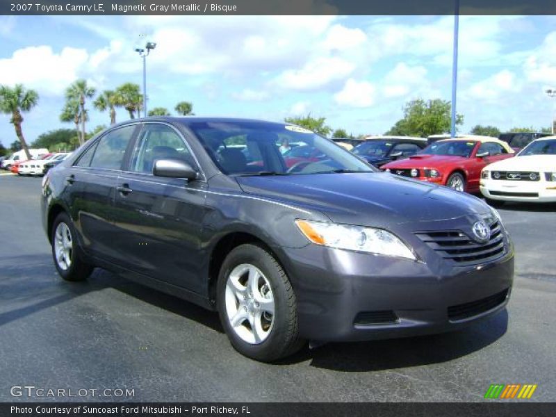 Magnetic Gray Metallic / Bisque 2007 Toyota Camry LE