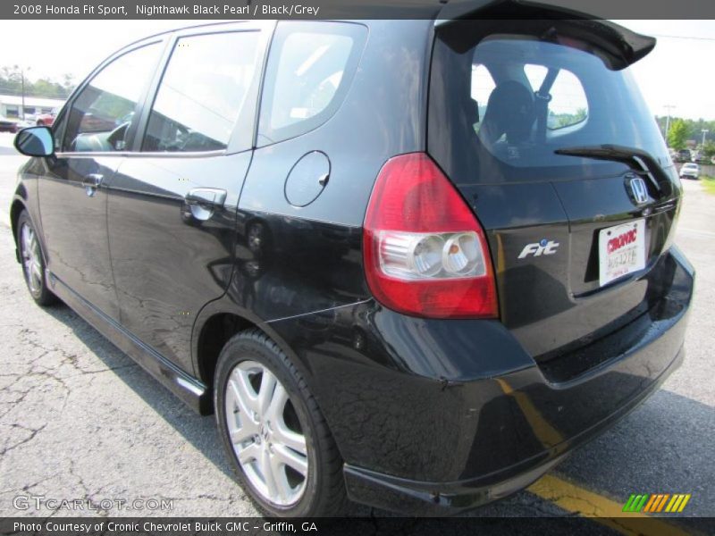 Nighthawk Black Pearl / Black/Grey 2008 Honda Fit Sport