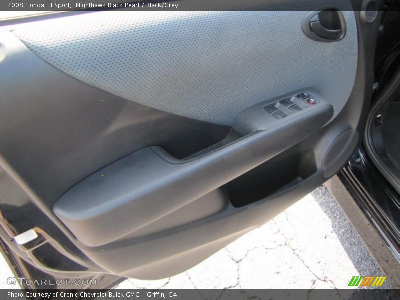 Nighthawk Black Pearl / Black/Grey 2008 Honda Fit Sport
