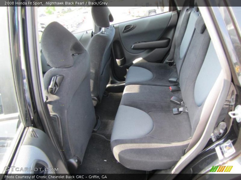 Nighthawk Black Pearl / Black/Grey 2008 Honda Fit Sport