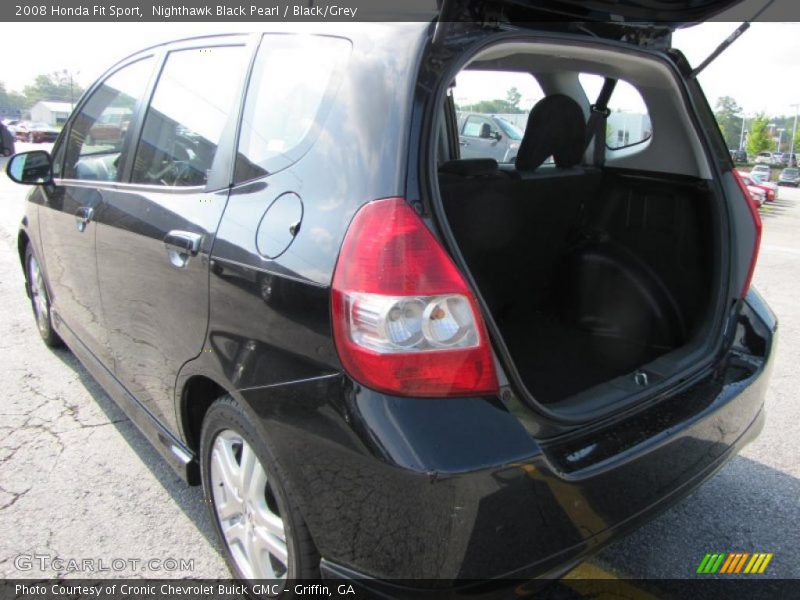 Nighthawk Black Pearl / Black/Grey 2008 Honda Fit Sport