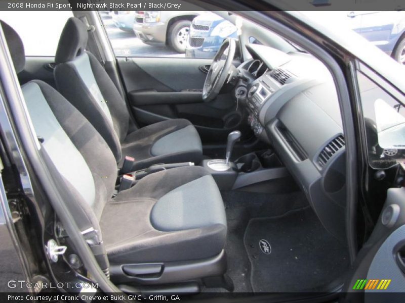 Nighthawk Black Pearl / Black/Grey 2008 Honda Fit Sport