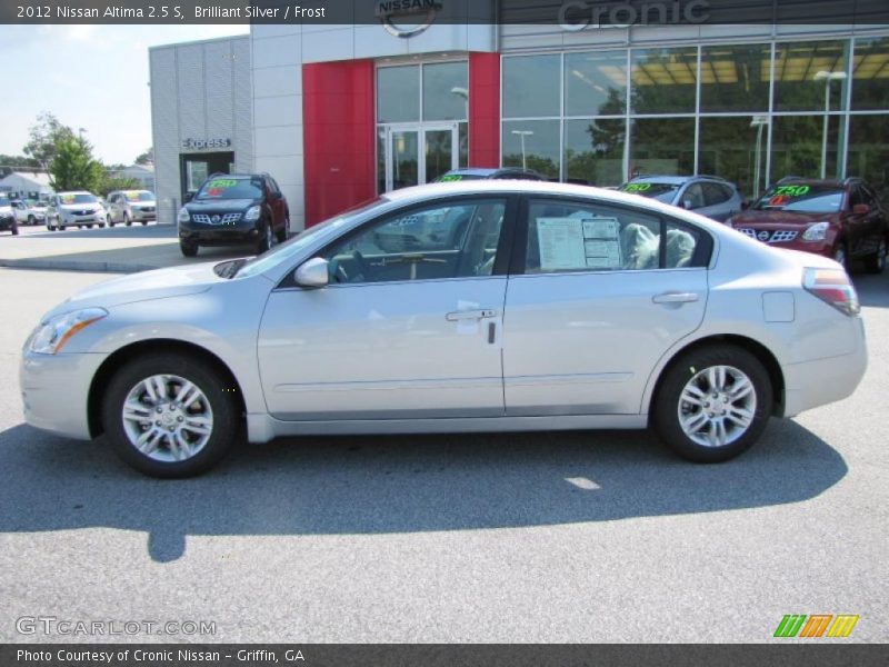 Brilliant Silver / Frost 2012 Nissan Altima 2.5 S