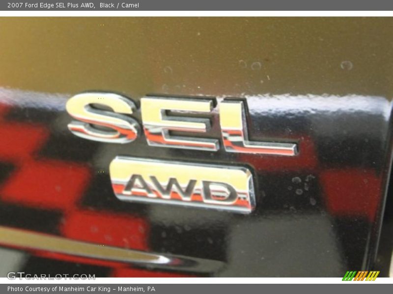 Black / Camel 2007 Ford Edge SEL Plus AWD