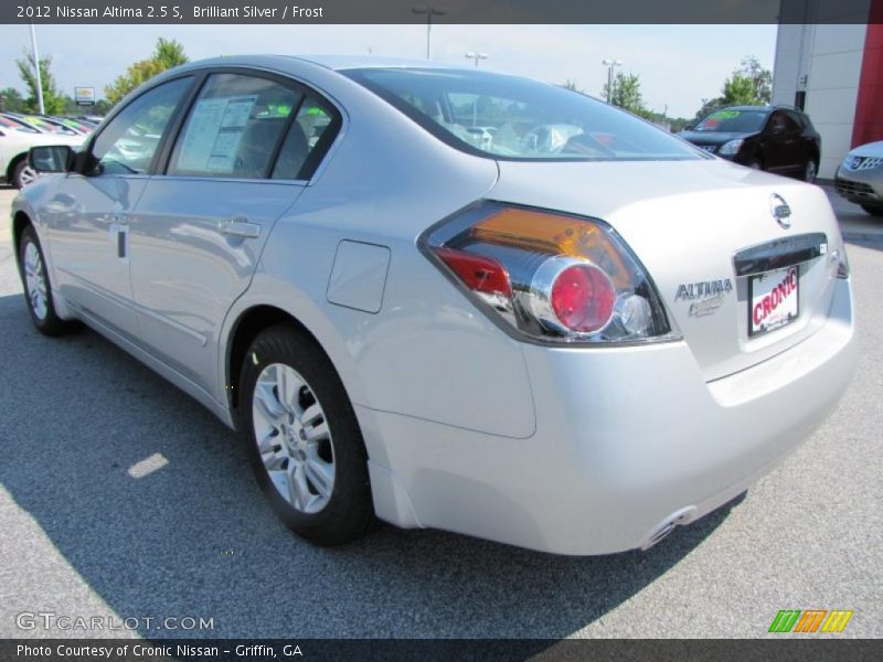 Brilliant Silver / Frost 2012 Nissan Altima 2.5 S