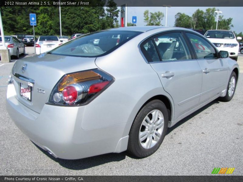 Brilliant Silver / Frost 2012 Nissan Altima 2.5 S