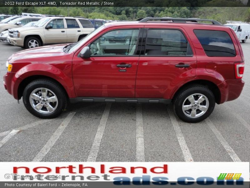 Toreador Red Metallic / Stone 2012 Ford Escape XLT 4WD